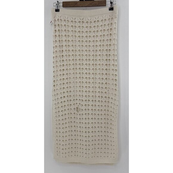 Freshman 1996 Boho Cotton Blend Knit Pull On Maxi Skirt Sz Sm Cottage See Photos - Picture 2 of 12